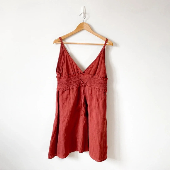 Roxy Simple Blossom Dress NWT Burnt  Red Size Large - Picture 6 of 10